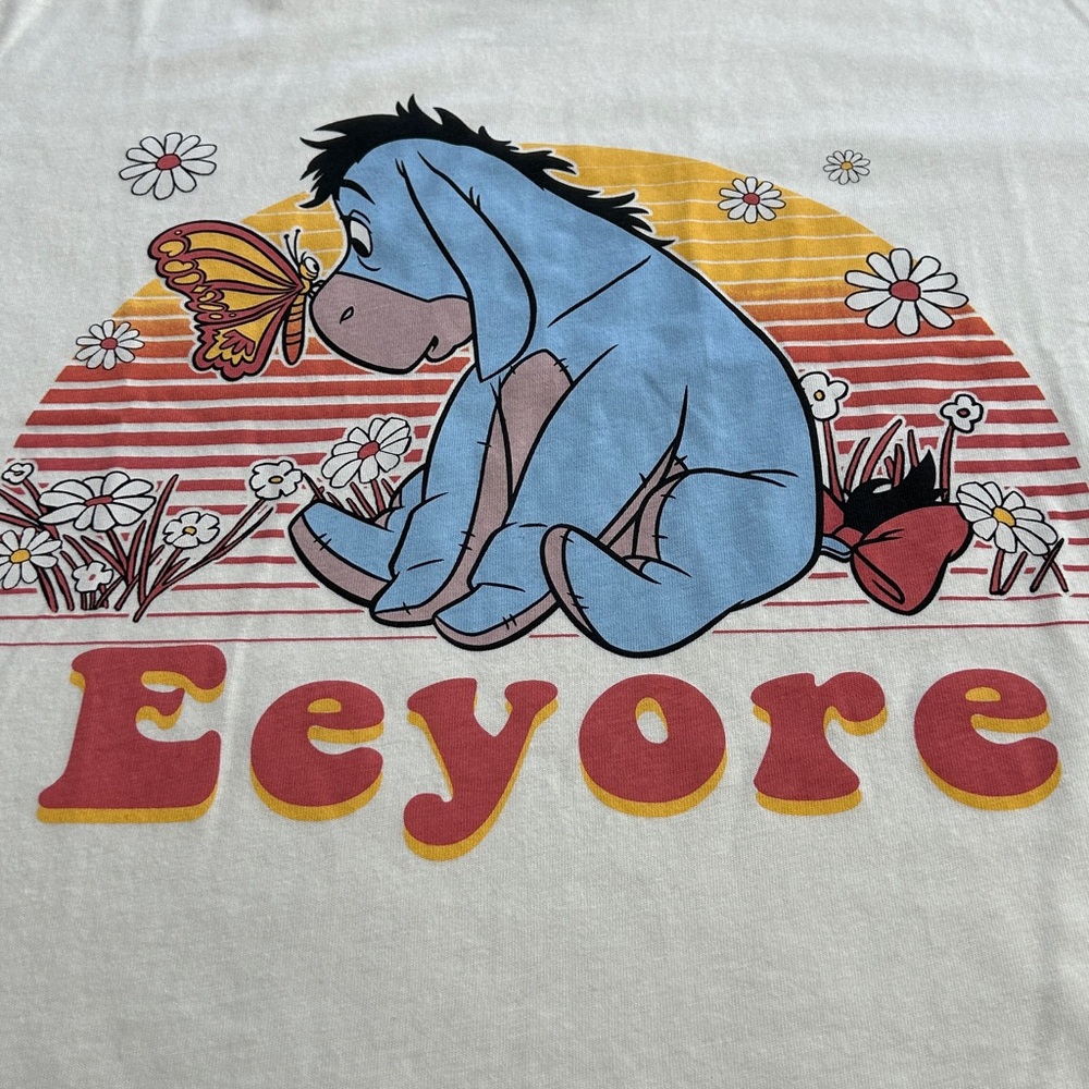 Disney’s Eeyore from Winnie the Pooh Creamy yellow T-shirt